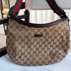 Authentic Pre-Owned Gucci Brown GG canvas shoulder bag
